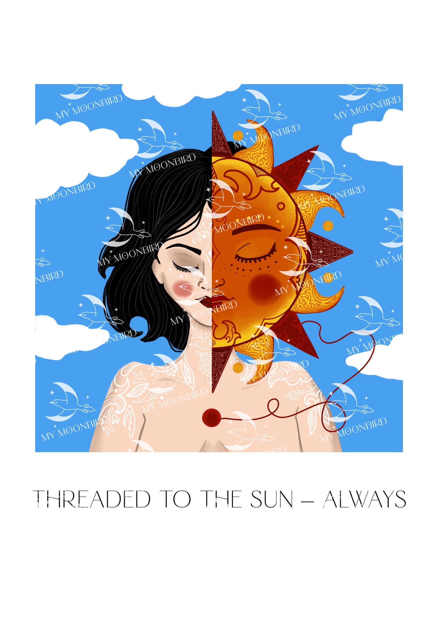 Threaded to the Sun - Always [Digital Illustration]