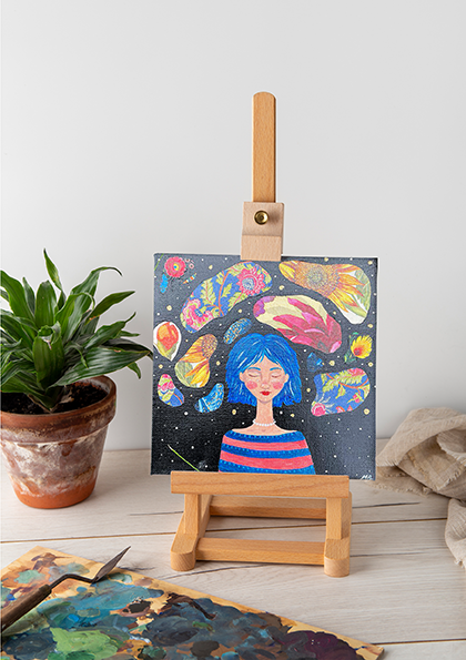 What’s in Your Mind – Mixed Media Artwork